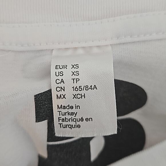 H&M x Justin Bieber 2017 Staduim Tour White T-Shirt Men's XS | Women's Medium - Picture 8 of 12